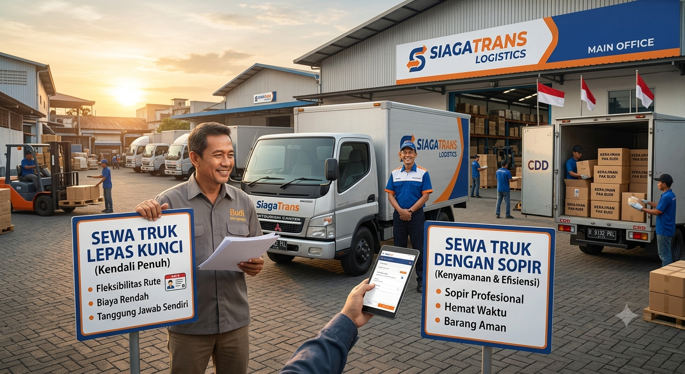 Dilema di Balik Setir: Sewa Truk 'Lepas Kunci' vs 'Dengan Sopir', Kisah Dua Pilihan, Satu Tujuan