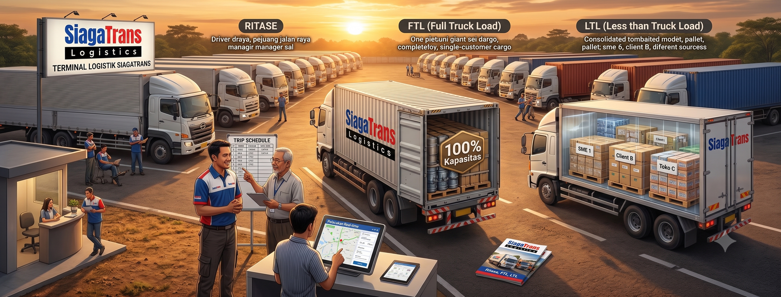 Senja di Terminal: Glosarium Sewa Truk dan Kisah Para Pejuang Logistik