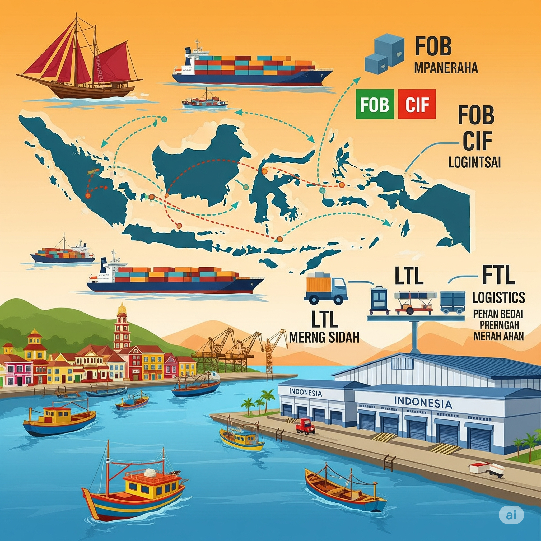 Mengenal Istilah-Istilah dalam Dunia Logistik: FOB, CIF, dan LTL