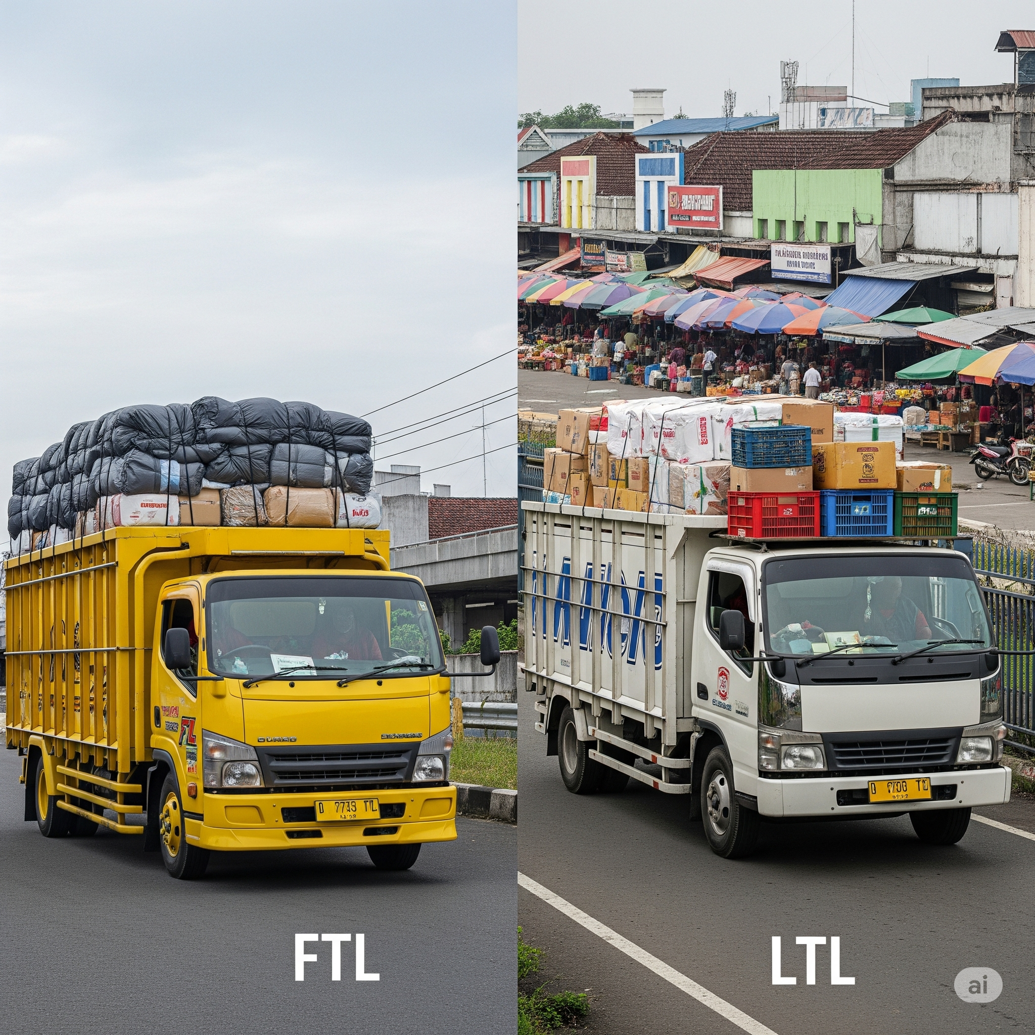 Kelebihan Sewa Truk FTL (Full Truck Load) vs LTL (Less Than Truck Load)
